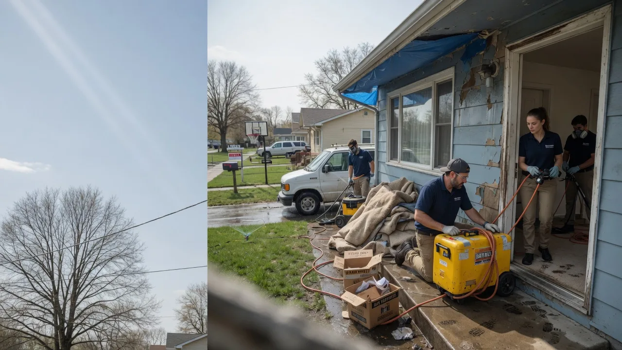 Basement Flood Cleanup in Magnetic Springs, OH near me
